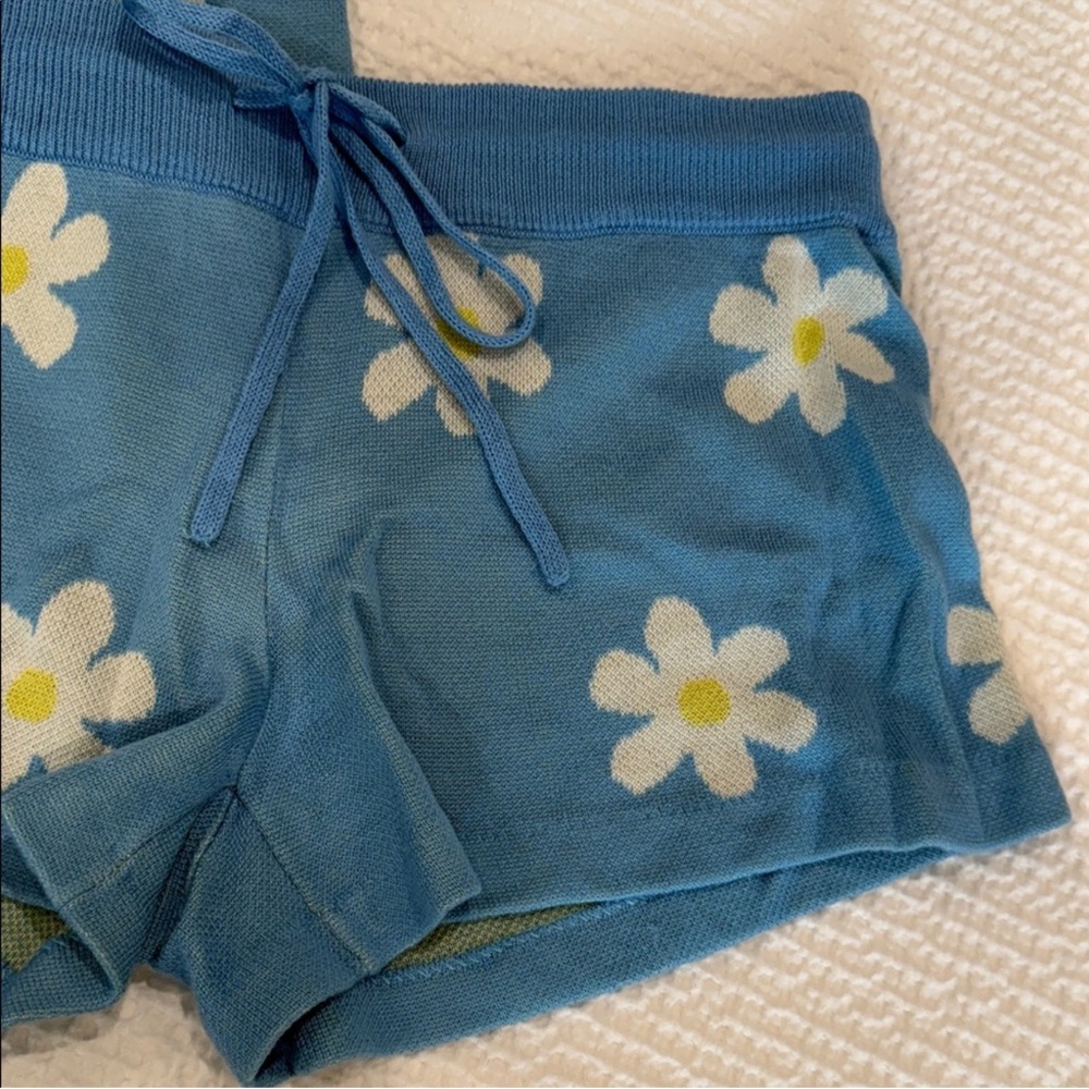 Beach Riot Sky Blue and Cream Knit Top - Picture 5 of 11